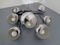 Space Age Chrome-Plated Ceiling Lamp, 1960s, Image 6