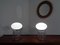 Lampes de Bureau en Verre Opalin et en Chrome de Honsel, 1970s, Set de 2 10