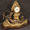 French Gilded and Bronze Clock, 1930s, Image 1