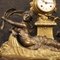 French Gilded and Bronze Clock, 1930s 7