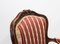 Rokoko Sessel aus poliertem Holz mit Schnitzereien, 1890er 5