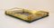 Italian Brass and Acrylic Glass Tray, 1970s, Image 2