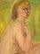 Huile sur Panneau Modèle Nude Study par Pär Lindblad, Suède, 1949 3