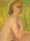 Swedish Oil on Board Model Nude Study by Pär Lindblad, 1949, Image 3