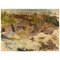 Landscape Modernist Oil on Canvas par Rune P, Suède 1
