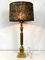 Large Regency Empire Style Brass Table Lamp, 1960s 2