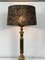 Large Regency Empire Style Brass Table Lamp, 1960s 14