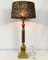 Large Regency Empire Style Brass Table Lamp, 1960s 1