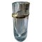 Glass Vase with Metal Detail from Strömbergshyttan, Sweden, 1950s 3