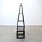 Pyramid-Shaped Lacquered Iron and Glass Shelf, 1960s 3