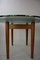 Oval Wooden and Beveled Glass Dining Table, 1980s, Imagen 2