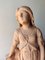 Antikes Mädchen aus Terrakotta mit Mandoline-Skulptur 2