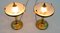 Italienische Mid-Century Messing Tischlampen von Pietro Chiesa für Fontana Arte, 1940er, 2er Set 4
