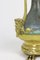 Table Lamps in Green Patinated and Gilt Brass, 1880s, Set of 2, Image 7