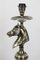 Horse Floor Lamp in Silvered Bronze, 1970s 4