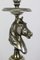 Horse Stehlampe aus Versilberter Bronze, 1970er 5