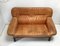 Mid-Century Brown Leather and Bamboo Frame Sofa, 1970s, Image 5