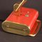 French Art Deco Red and Gold Desk Lamp by Eileen Gray for Jumo, 1940s 11