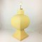Large Pastel Yellow Ceramic & Earthenware Table Lamp from Faïencerie Charolles, 1980s, Image 5