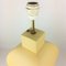 Large Pastel Yellow Ceramic & Earthenware Table Lamp from Faïencerie Charolles, 1980s, Image 10