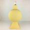 Large Pastel Yellow Ceramic & Earthenware Table Lamp from Faïencerie Charolles, 1980s, Image 2