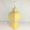 Large Pastel Yellow Ceramic & Earthenware Table Lamp from Faïencerie Charolles, 1980s 3