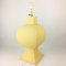 Large Pastel Yellow Ceramic & Earthenware Table Lamp from Faïencerie Charolles, 1980s 7