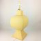 Large Pastel Yellow Ceramic & Earthenware Table Lamp from Faïencerie Charolles, 1980s, Image 7