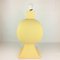 Large Pastel Yellow Ceramic & Earthenware Table Lamp from Faïencerie Charolles, 1980s, Image 6