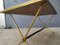 Mesa de centro de latón dorado de Claude Delor, años 50, Imagen 14