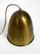 Large Mid-Century Brass Pendant Lamp with 3 Sockets, 1950s, Image 7