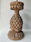 19th Century Stuccoed Wooden Pineapple Table Lamp 3