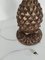 19th Century Stuccoed Wooden Pineapple Table Lamp, Image 10