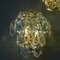 Regency Gold-Plated Wall Lights with Faceted Crystal Glass Prisms from Kinkeldey, Set of 2 2