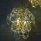 Vergoldete Regency Wandlampen mit Facettierten Kristallglas Prismen von Kinkeldey, 2er Set 2