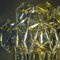 Lampade da parete Regency placcate in oro con prismi in cristallo sfaccettato di Kinkeldey, set di 2, Immagine 4