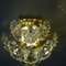 Lámparas de pared Regency doradas con prismas de cristal facetado de Kinkeldey. Juego de 2, Imagen 5