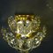 Regency Gold-Plated Wall Lights with Faceted Crystal Glass Prisms from Kinkeldey, Set of 2 5