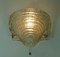 Large Mid-Century Ice Glass Shell Sconce from Peill & Putzler, Immagine 5
