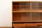 Mid-Century Swiss Black Lacquered Solid Wood and Elm Veneer Highboard, Image 8