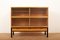 Mid-Century Swiss Black Lacquered Solid Wood and Elm Veneer Highboard 1