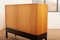 Mid-Century Swiss Black Lacquered Solid Wood and Elm Veneer Highboard 14