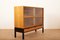 Schwarz Lackiertes Schweizer Mid-Century Highboard aus Massivholz & Ulme Furnier 3