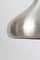 Mid-Century Drop Shaped Silver Color Pendant Lamp, 1960s 6