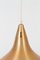 Mid-Century Drop Shaped Brass Pendant Lamp, 1960s, Image 4