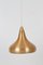 Mid-Century Drop Shaped Brass Pendant Lamp, 1960s 1