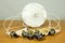 Vintage White Glass Ball Cascade Ceiling Lamp, 1970s, Image 11