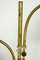 Vintage Double Sheet Brass Floor Lamp from Gepo, 1970s, Image 5