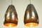 Vintage Copper and Glass Pendant Lamps by Nanny Still for Raak, 1960s, Set of 2 3