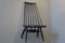 Mid-Century Black Mademoiselle Lounge Chair by Ilmari Tapiovaara for Asko, Image 1